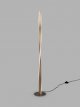 Twist LED Floor Lamp, Brushed Aluminium