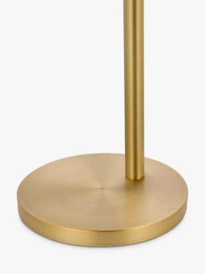 Modern Chandelier Floor Lamp, Matte Warm Brass